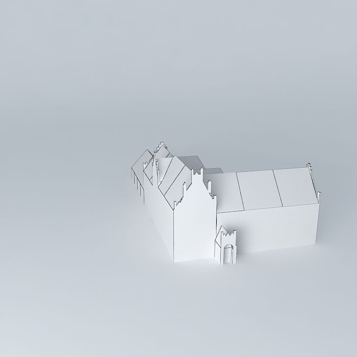 Primary School No 1 3D model_4