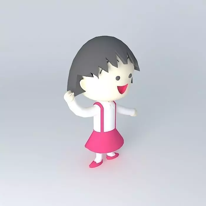 Chibi Maruko-Chan Free 3D model
