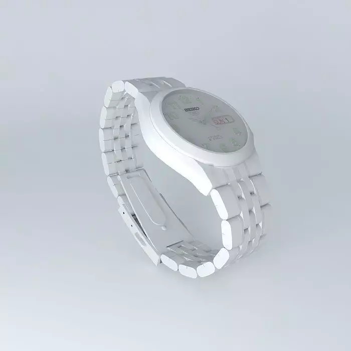 SEIKO 5 watch Free 3D model_0