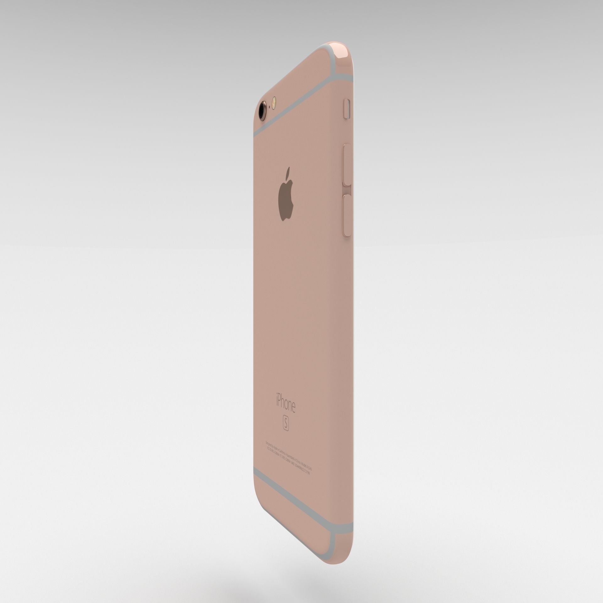 Iphone 6S Rose Gold 3D model_15