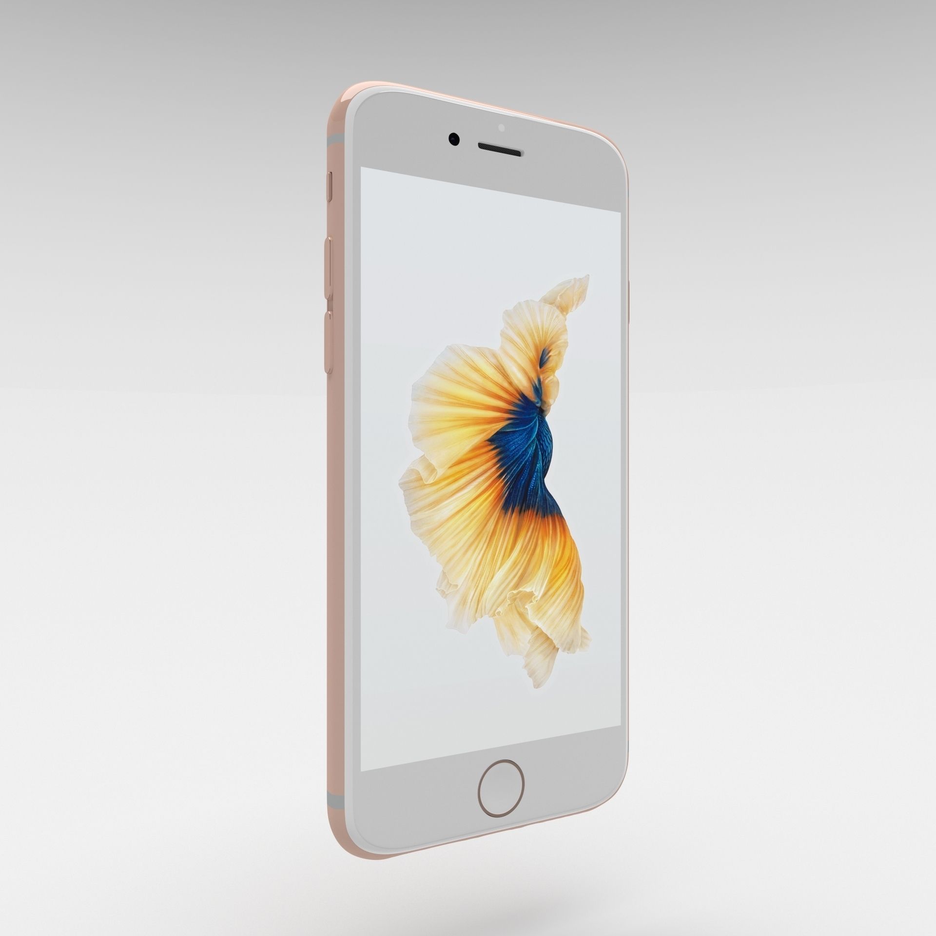 Iphone 6S Rose Gold 3D model_5