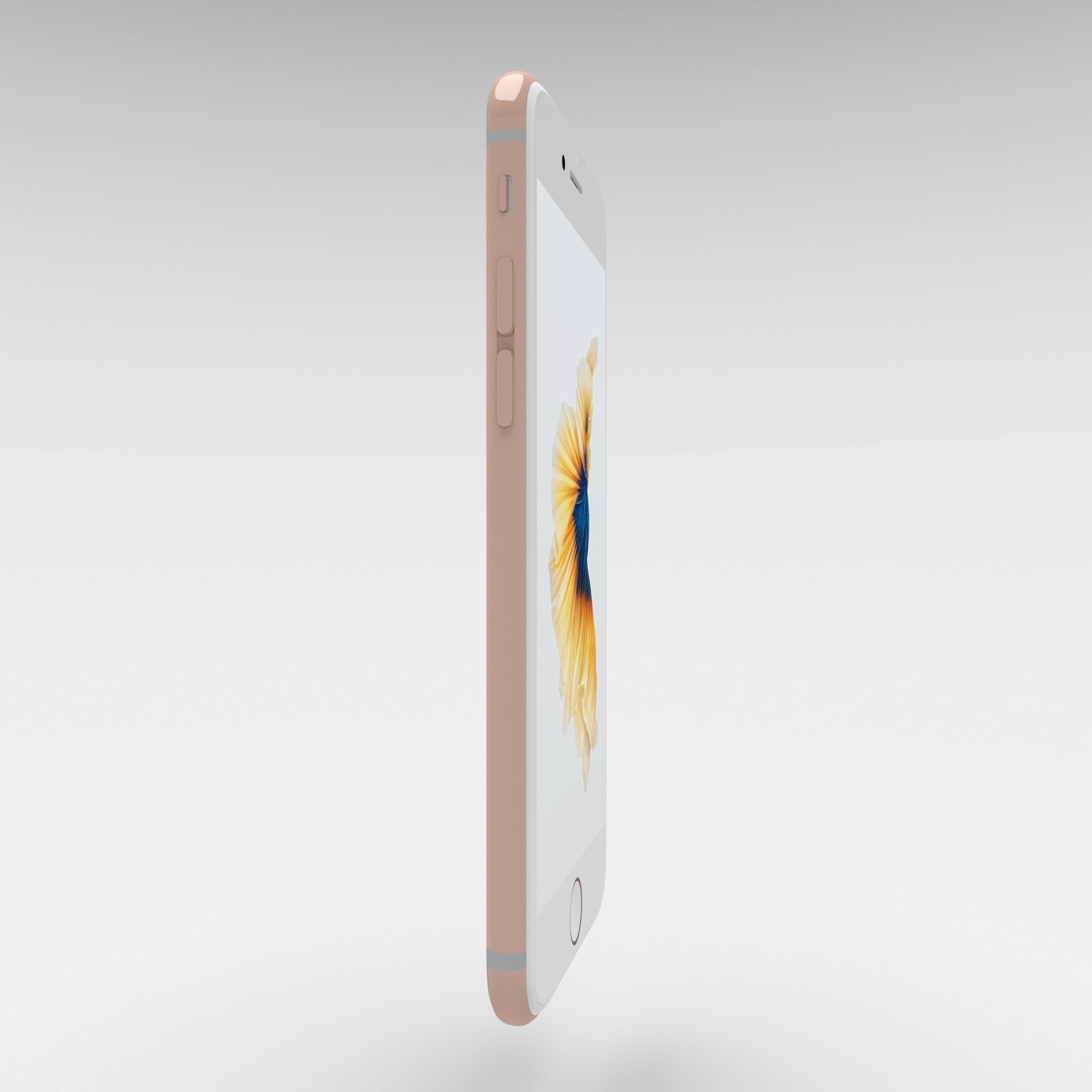Iphone 6S Rose Gold 3D model_6