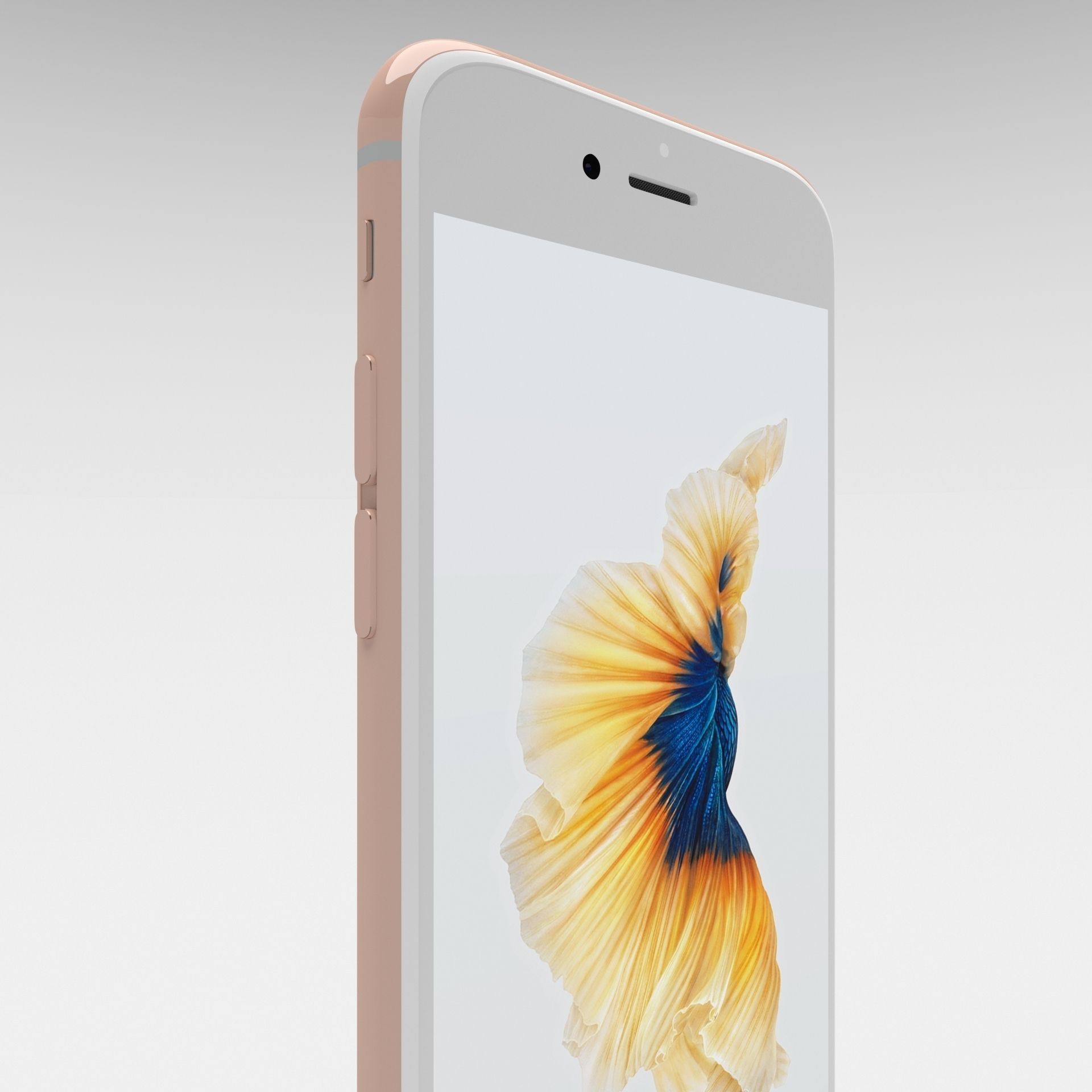 Iphone 6S Rose Gold 3D model_4
