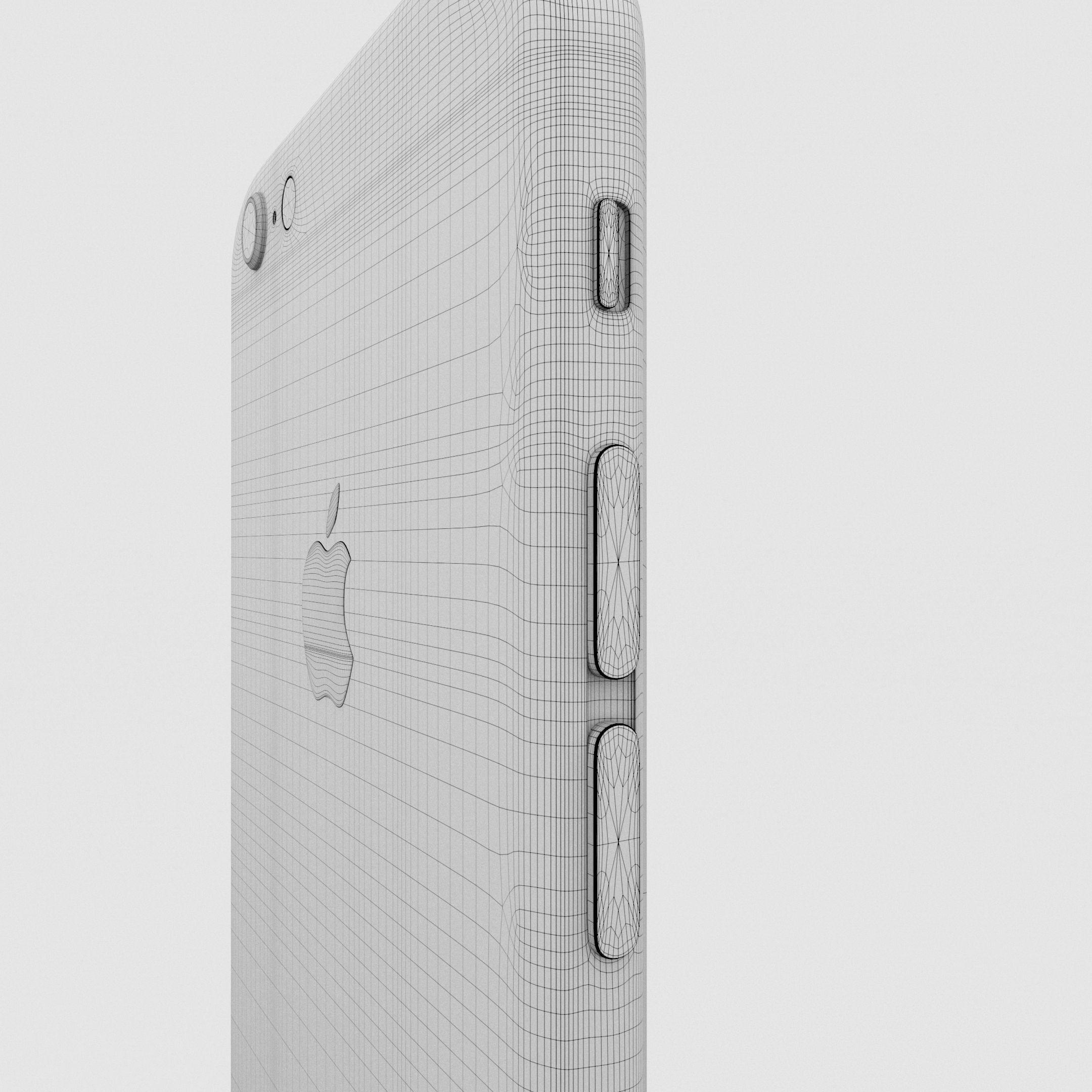 Iphone 6S Rose Gold 3D model_26