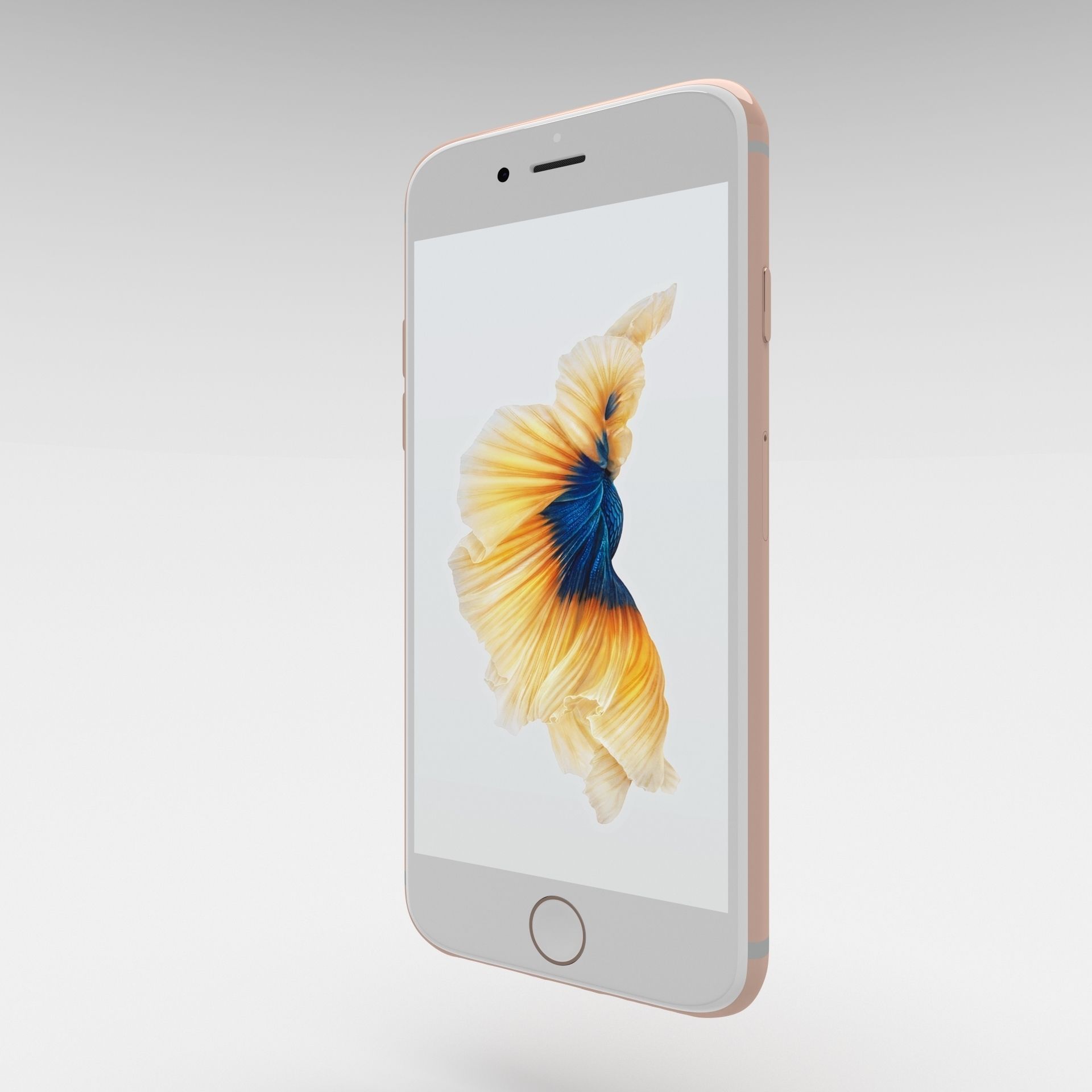 Iphone 6S Rose Gold 3D model_3