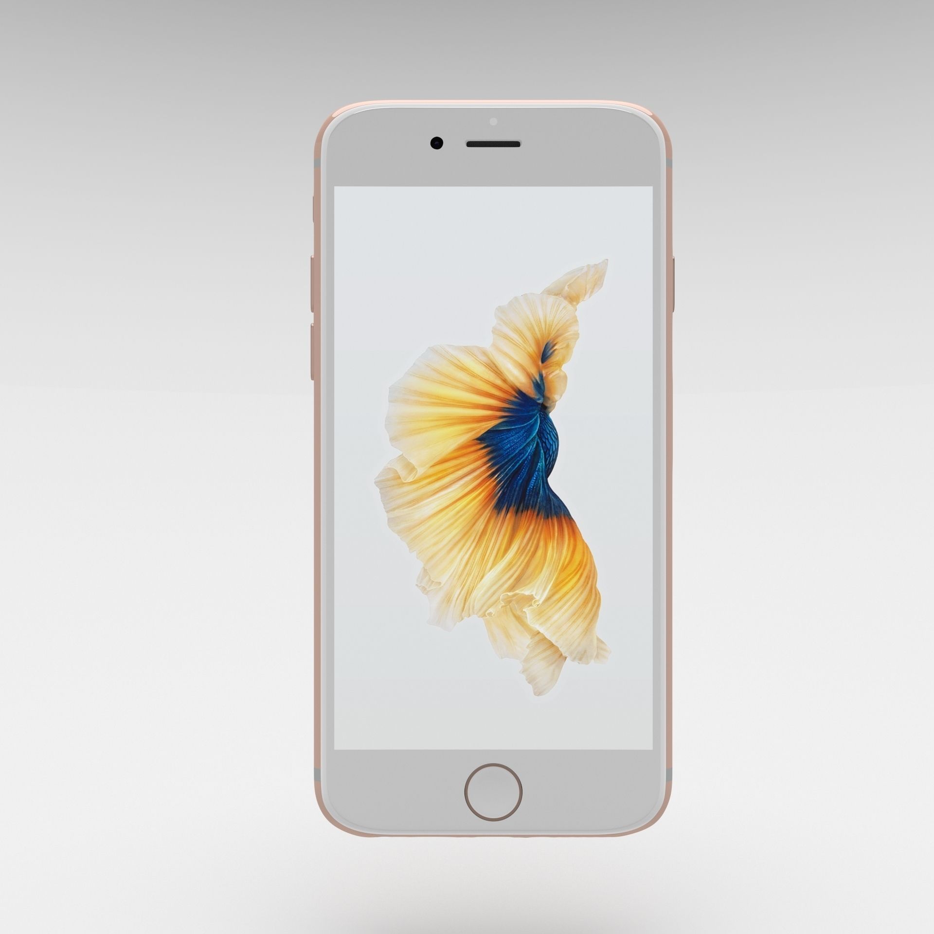 Iphone 6S Rose Gold 3D model_1