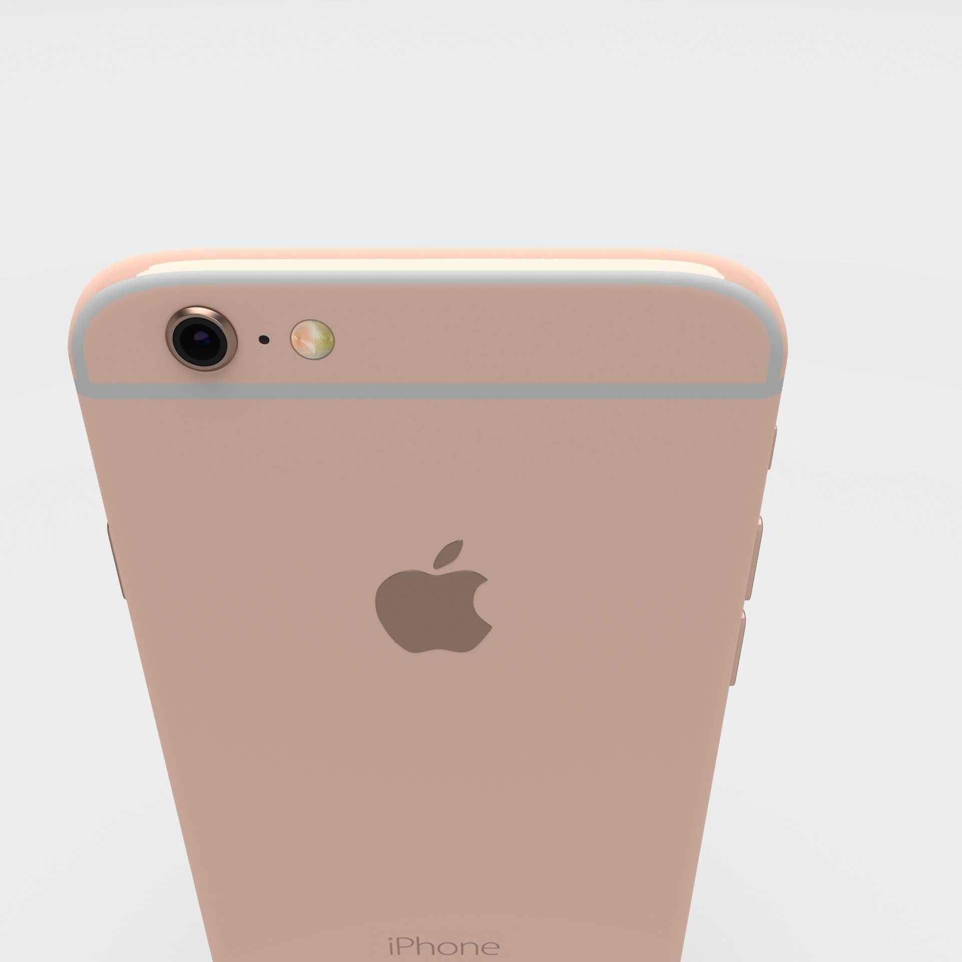 Iphone 6S Rose Gold 3D model_14