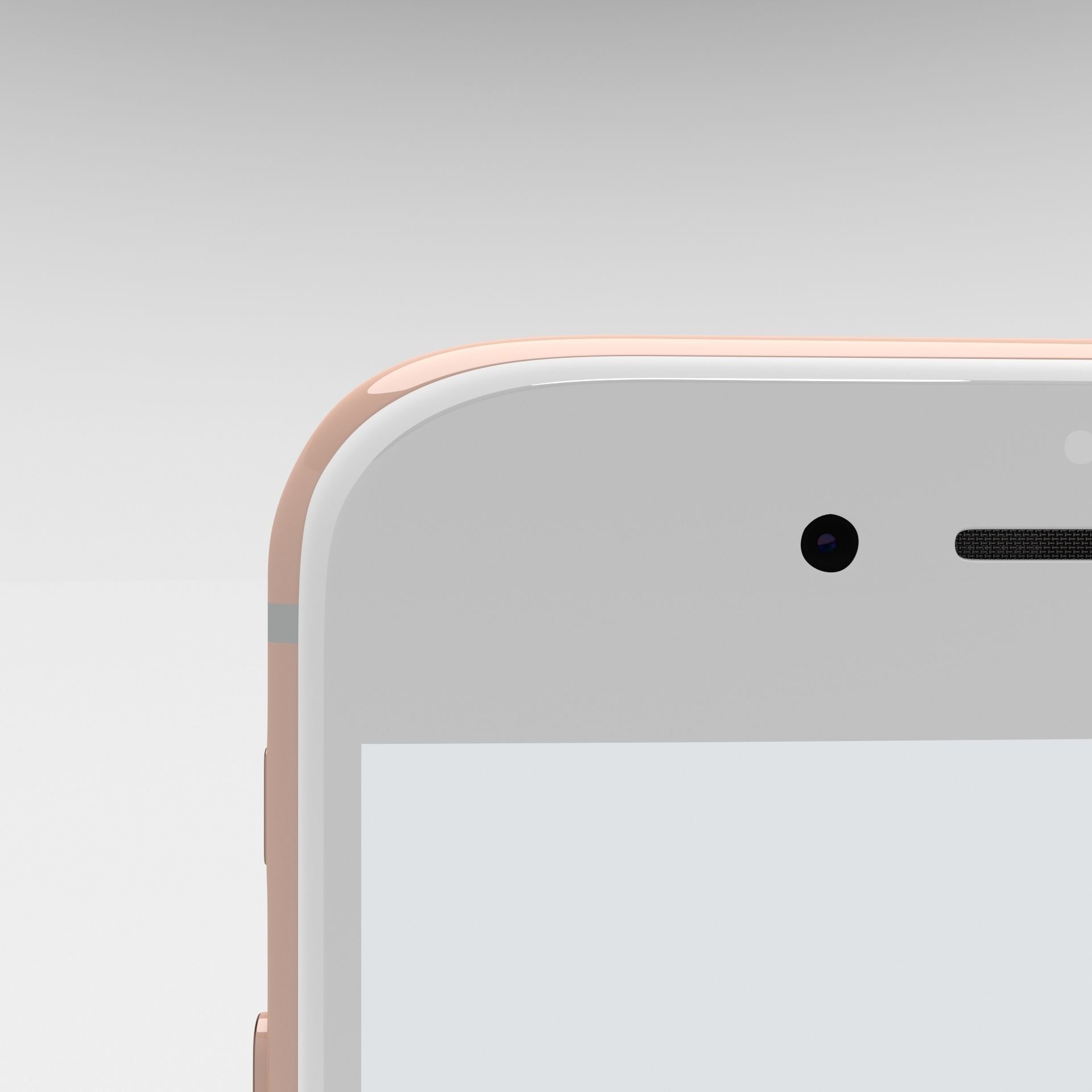 Iphone 6S Rose Gold 3D model_7