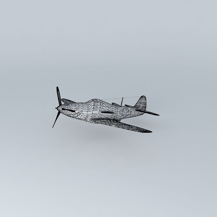 Bell P-39 Airacobra Free 3D model_3