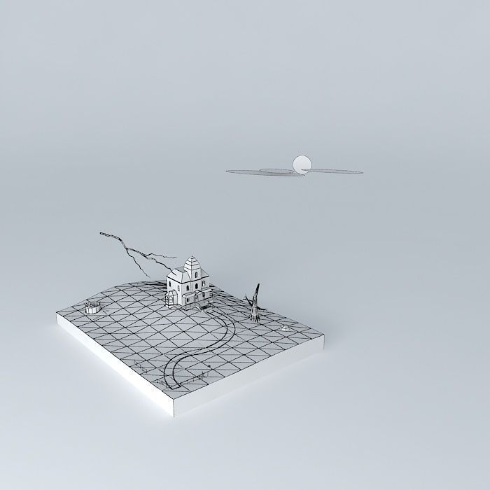 House on Haunted Hill Free 3D model_3