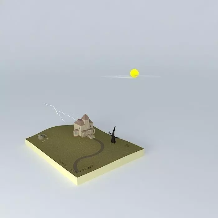 House on Haunted Hill Free 3D model_0