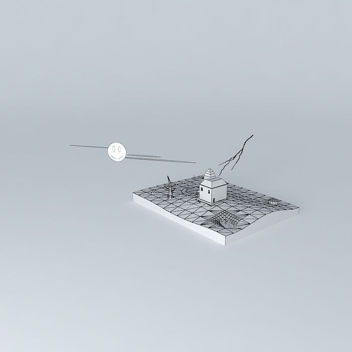 House on Haunted Hill Free 3D model_4