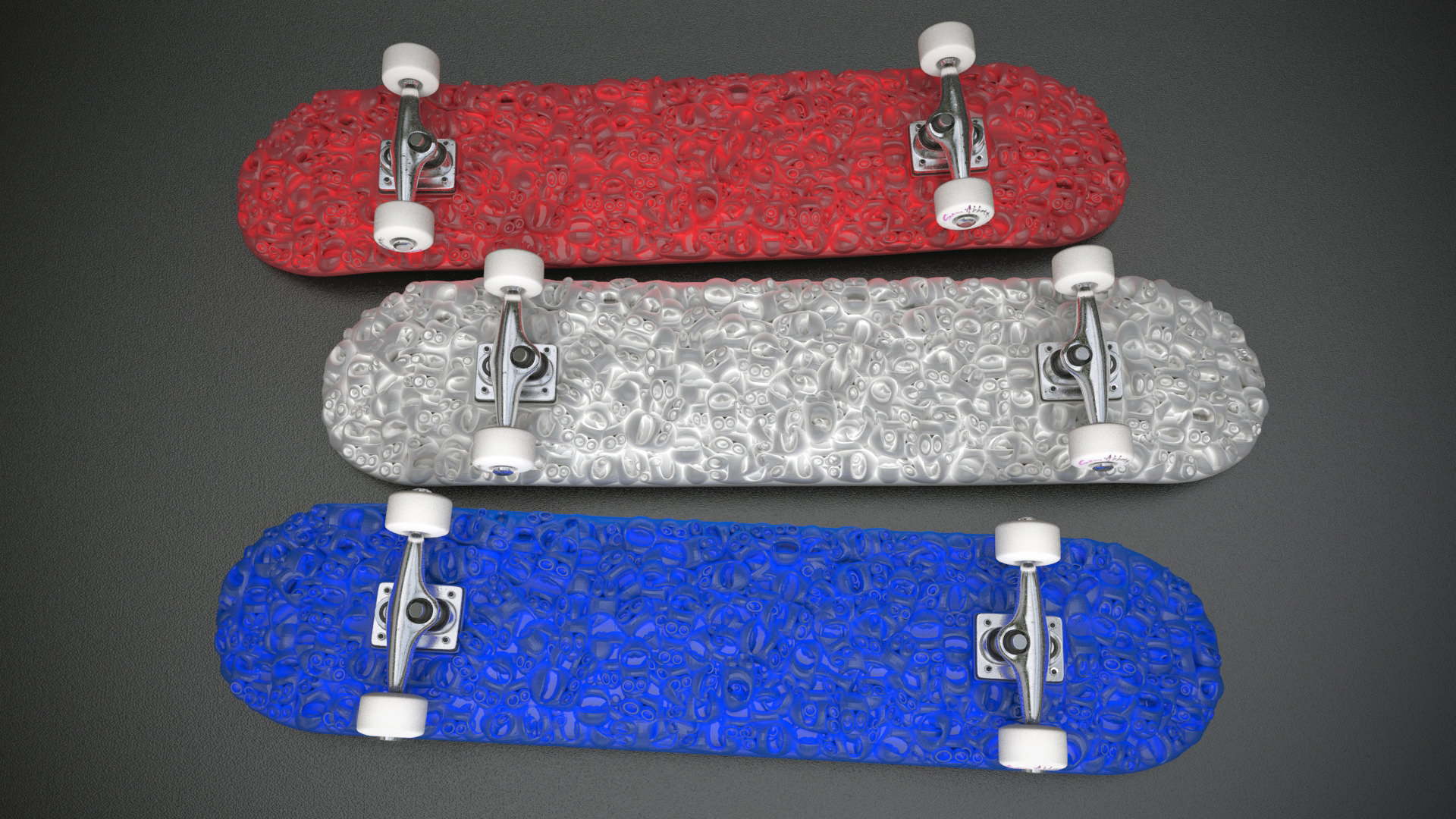 Skateboard Deck 3D print model_2