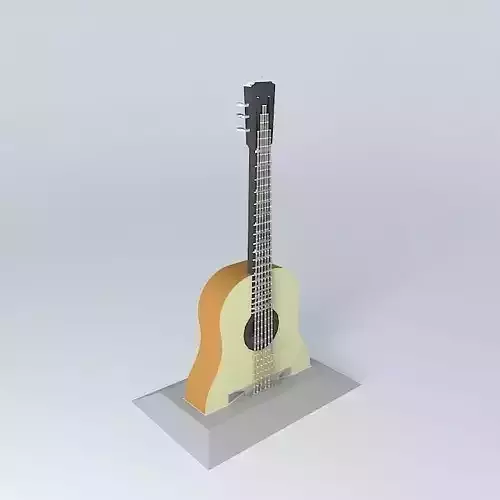 The Guitar Tower Free 3D model