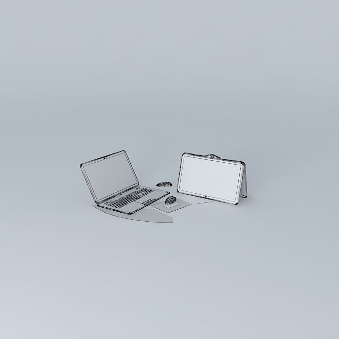 SketchUp Laptop Free 3D model_3