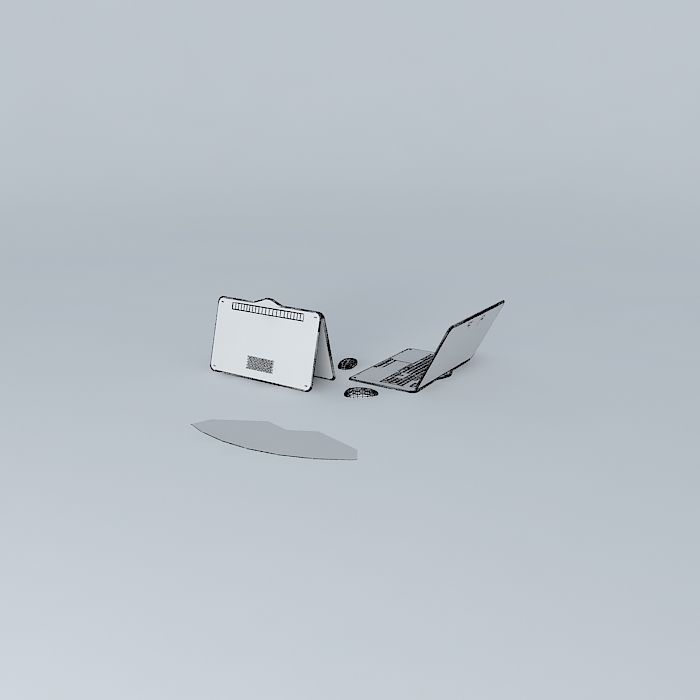 SketchUp Laptop Free 3D model_4