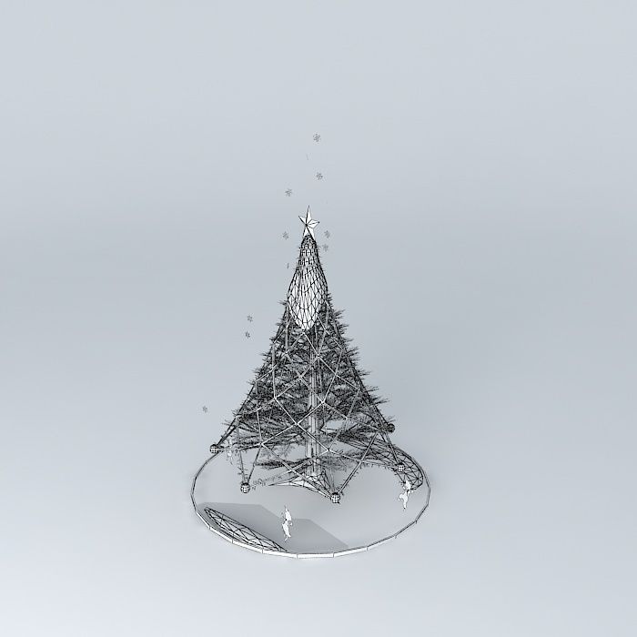 Magic Christmas Tree Free 3D model_3
