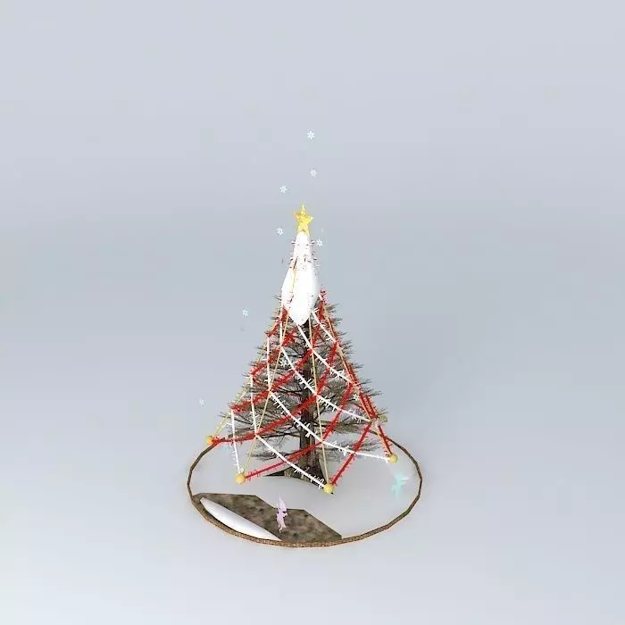 Magic Christmas Tree Free 3D model_0