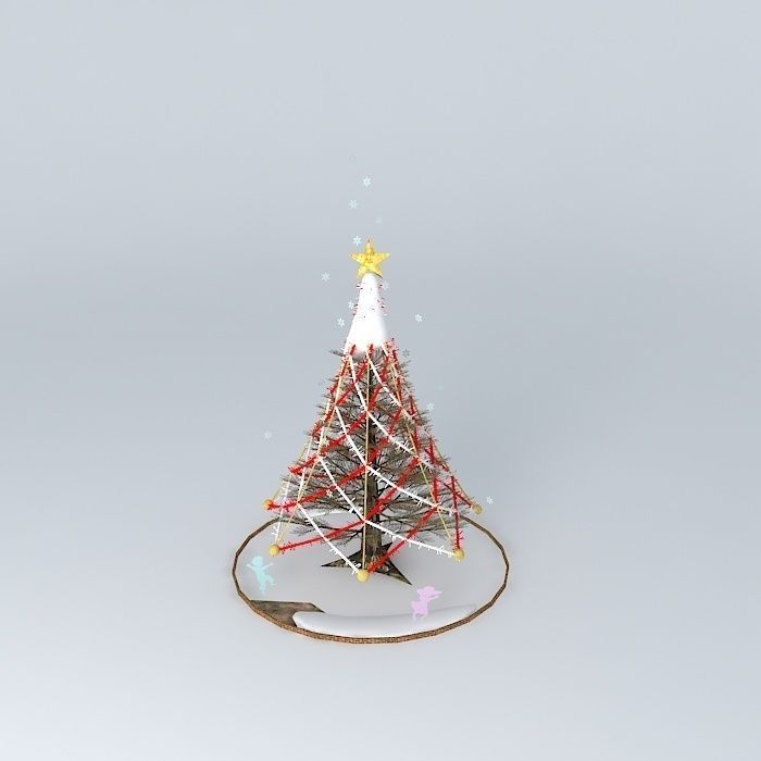 Magic Christmas Tree Free 3D model_2
