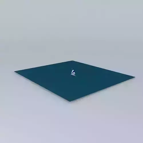 Sunfish Sailboat Free 3D model