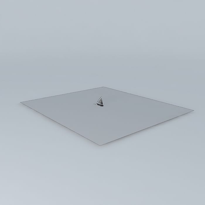 Sunfish Sailboat Free 3D model_4