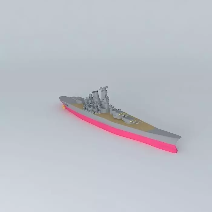 IJN YAMATO Free 3D model