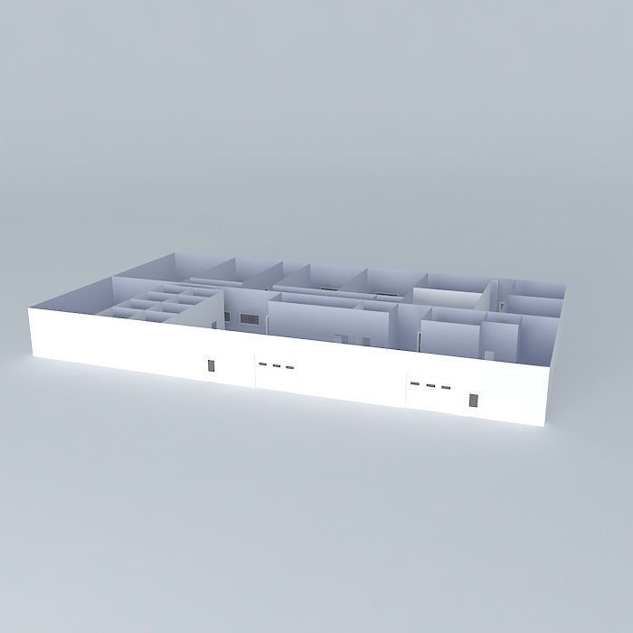 Where I now work. Free 3D model_1