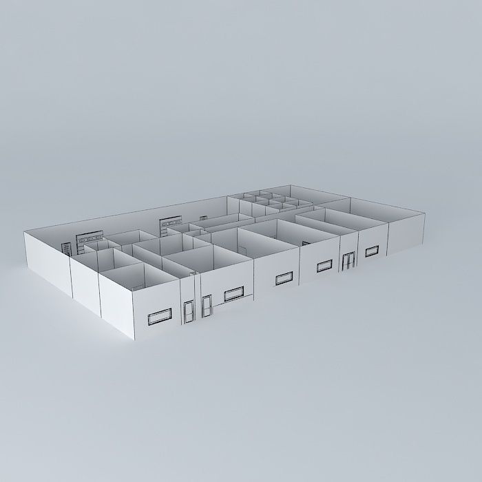 Where I now work. Free 3D model_3