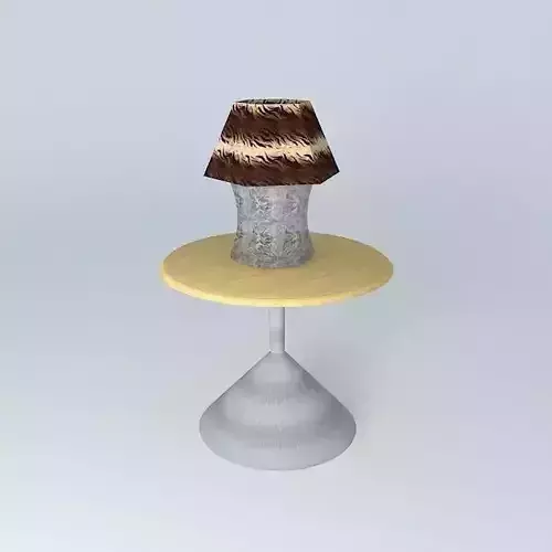 LAMP AND TABLE Free 3D model