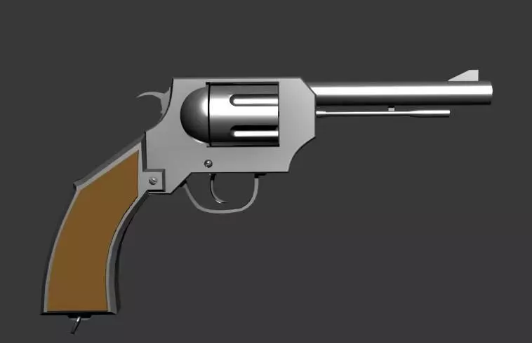 Generic Revolver Free 3D model