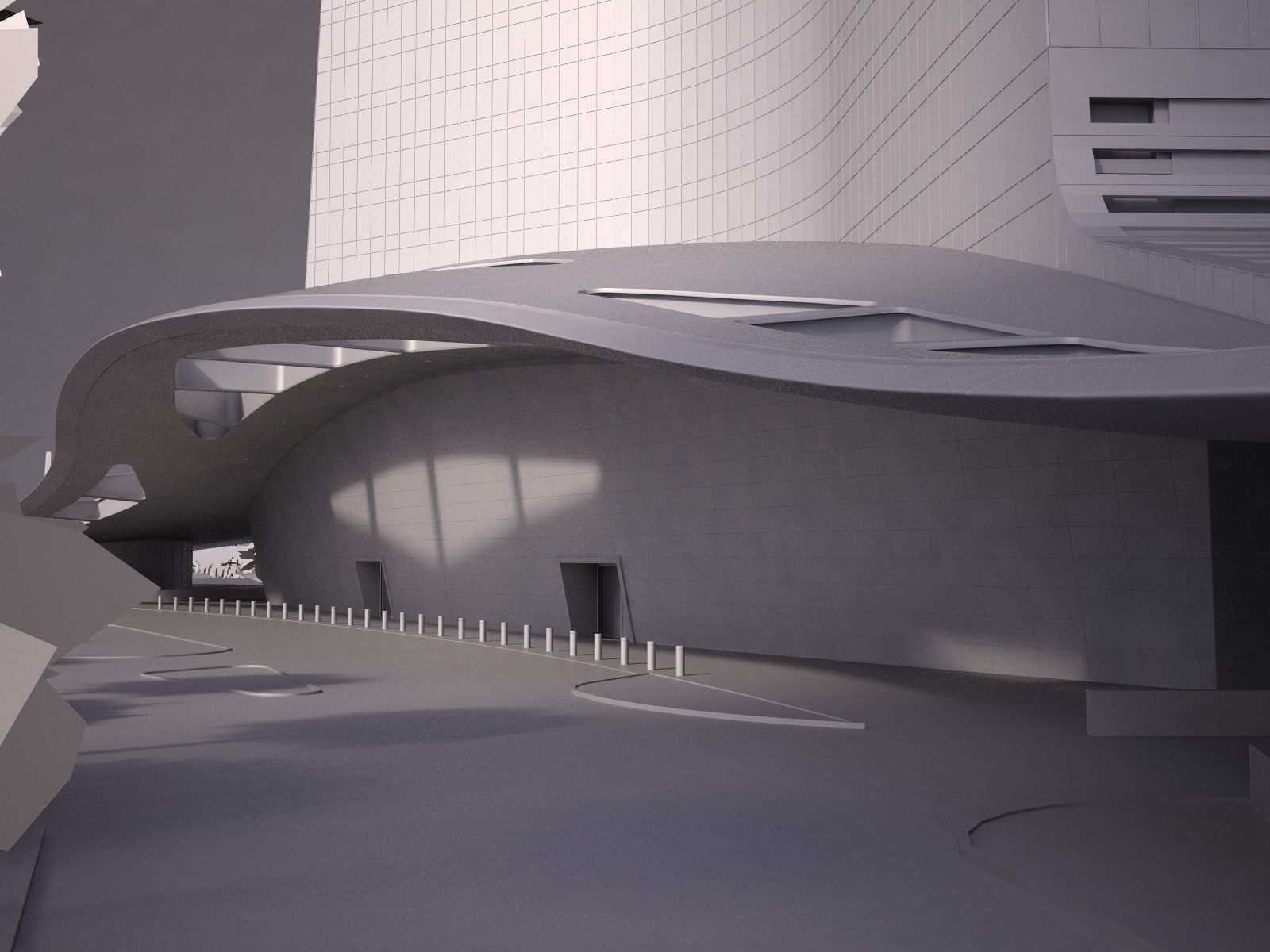 Kingdom Tower Yeddah Burj al-Mamlakah 3D model_11