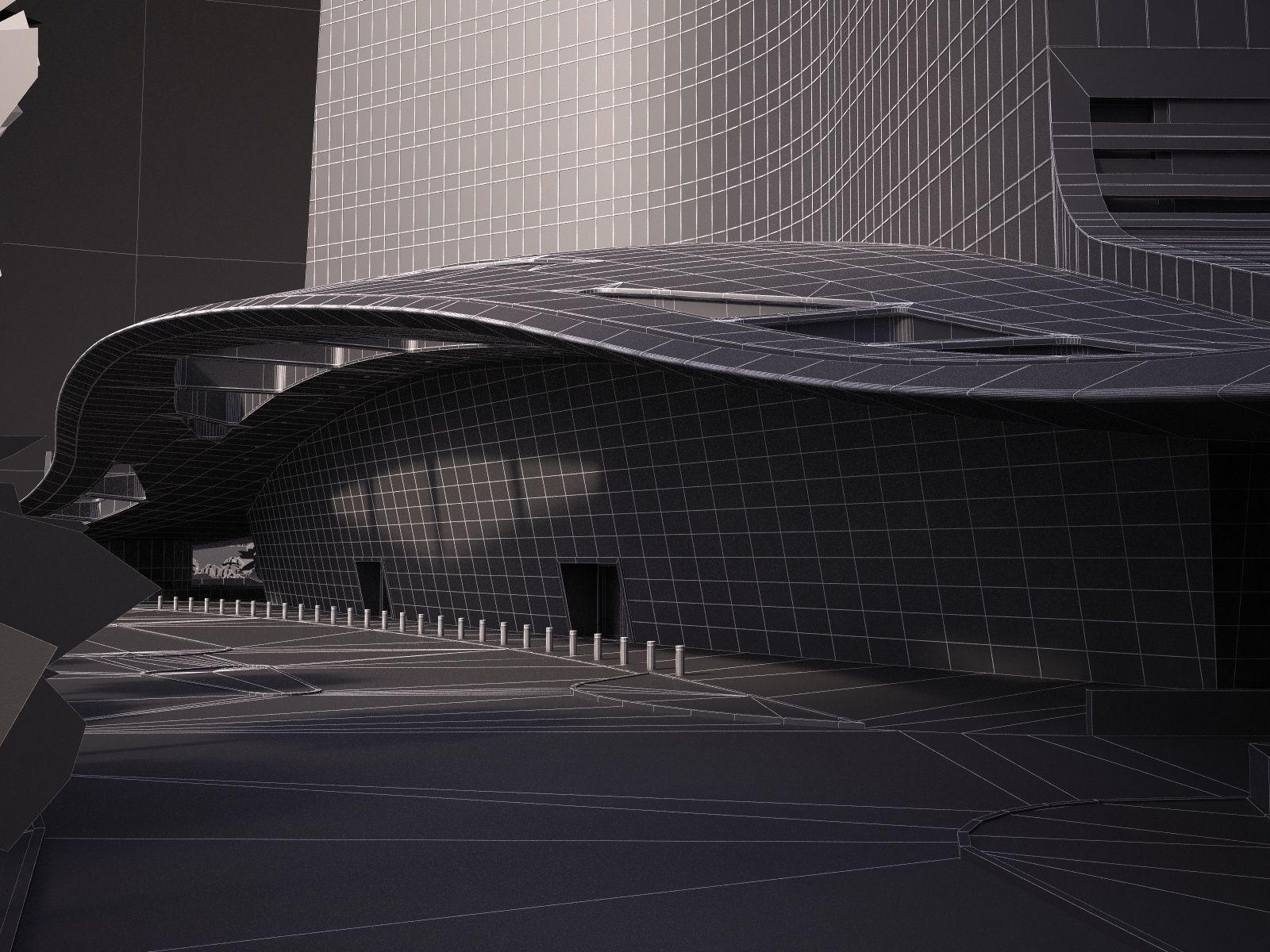 Kingdom Tower Yeddah Burj al-Mamlakah 3D model_14