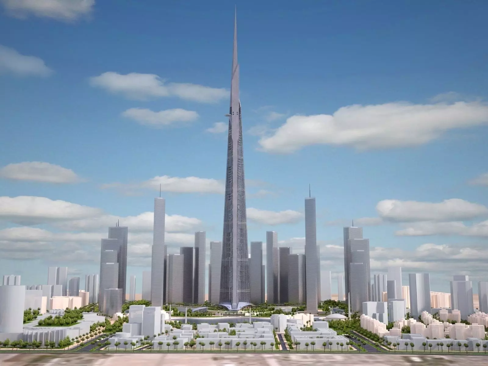 Kingdom Tower Yeddah Burj al-Mamlakah 3D model_0