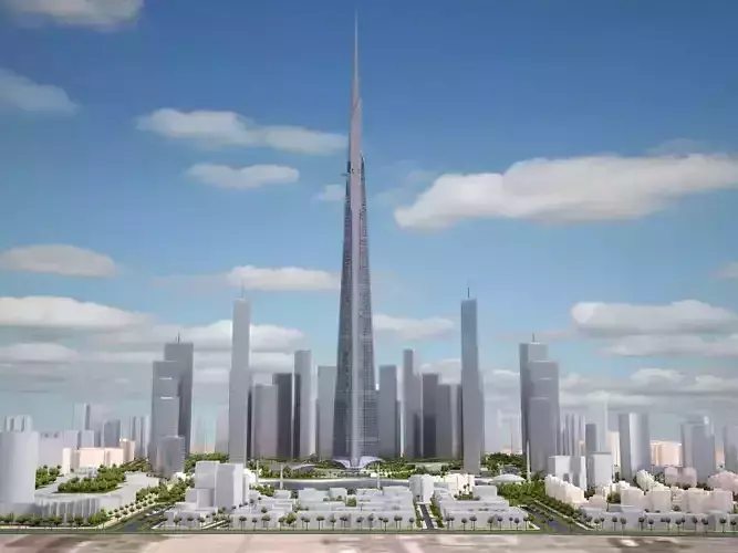 Kingdom Tower Yeddah Burj al-Mamlakah 3D model