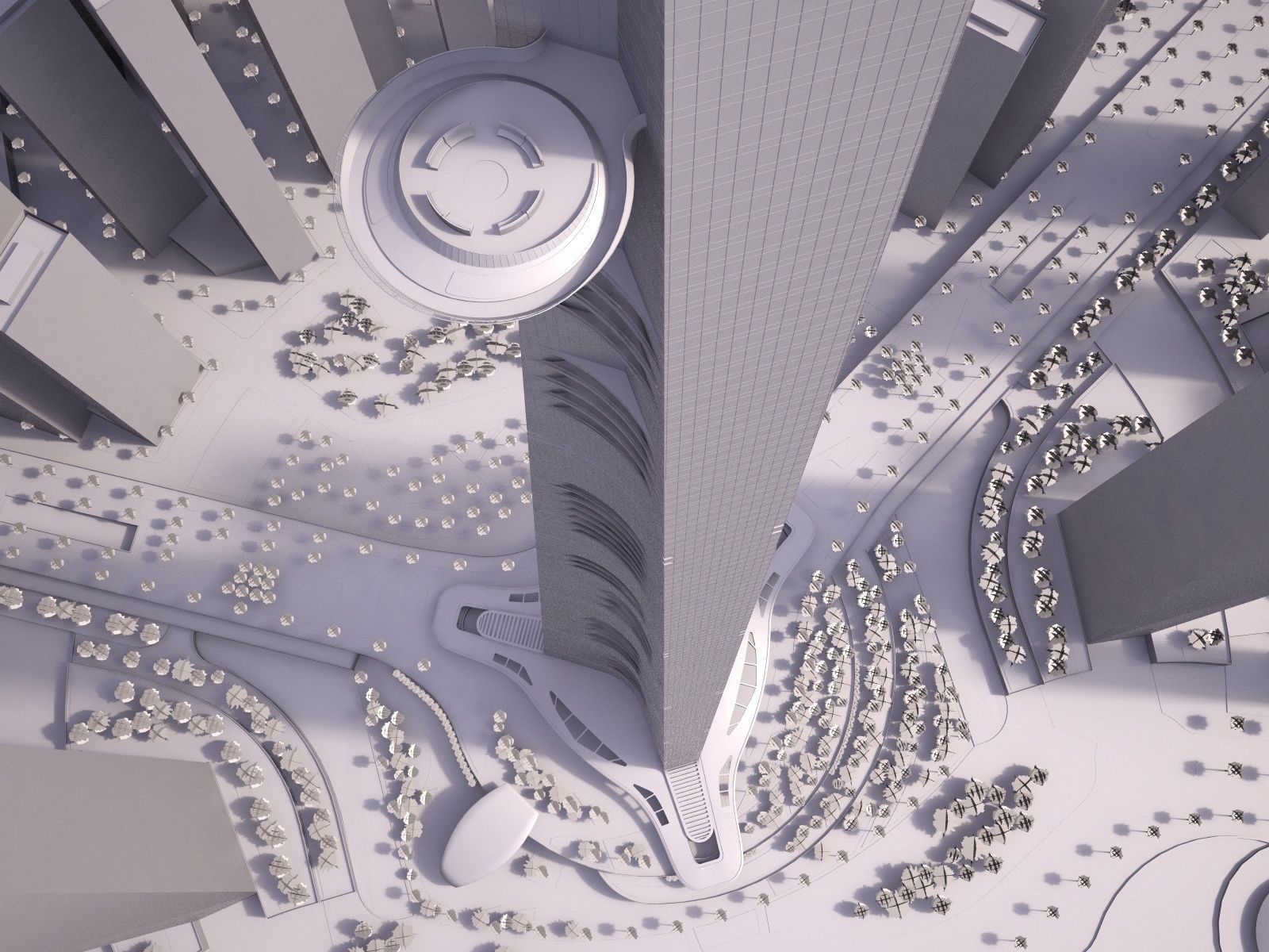 Kingdom Tower Yeddah Burj al-Mamlakah 3D model_10