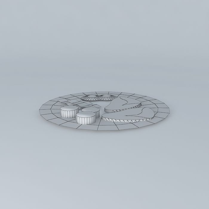 STEAK, EGGS, BISCUITS AND BACON Free 3D model_3