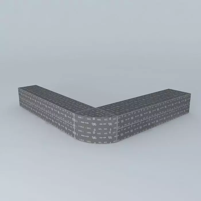 GLASS SALES COUNTER Free 3D model_0