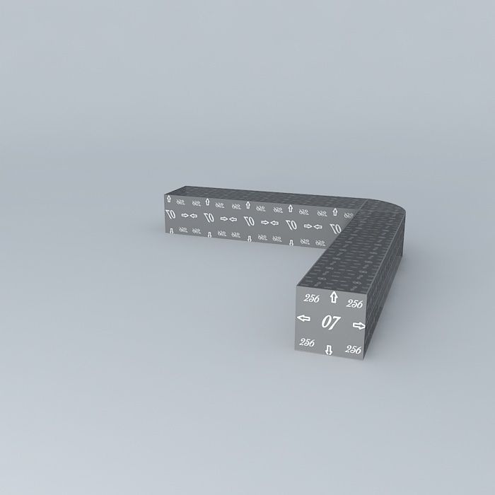 GLASS SALES COUNTER Free 3D model_1