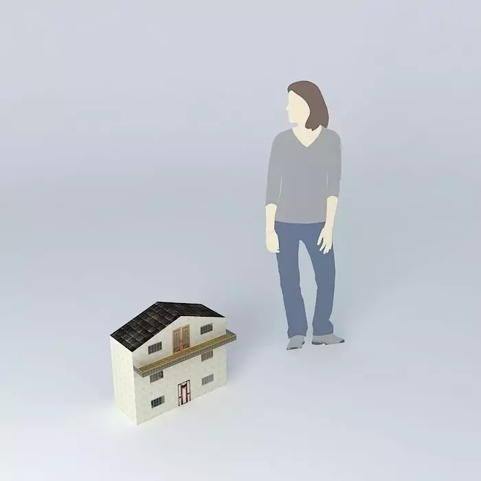 Doll House Free 3D model
