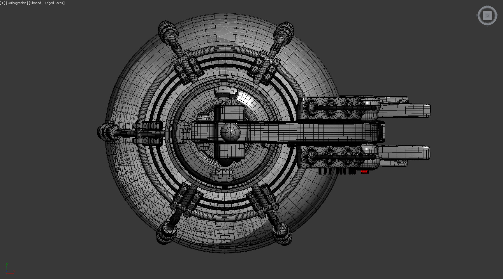 Spherical Capsule 3D model_3