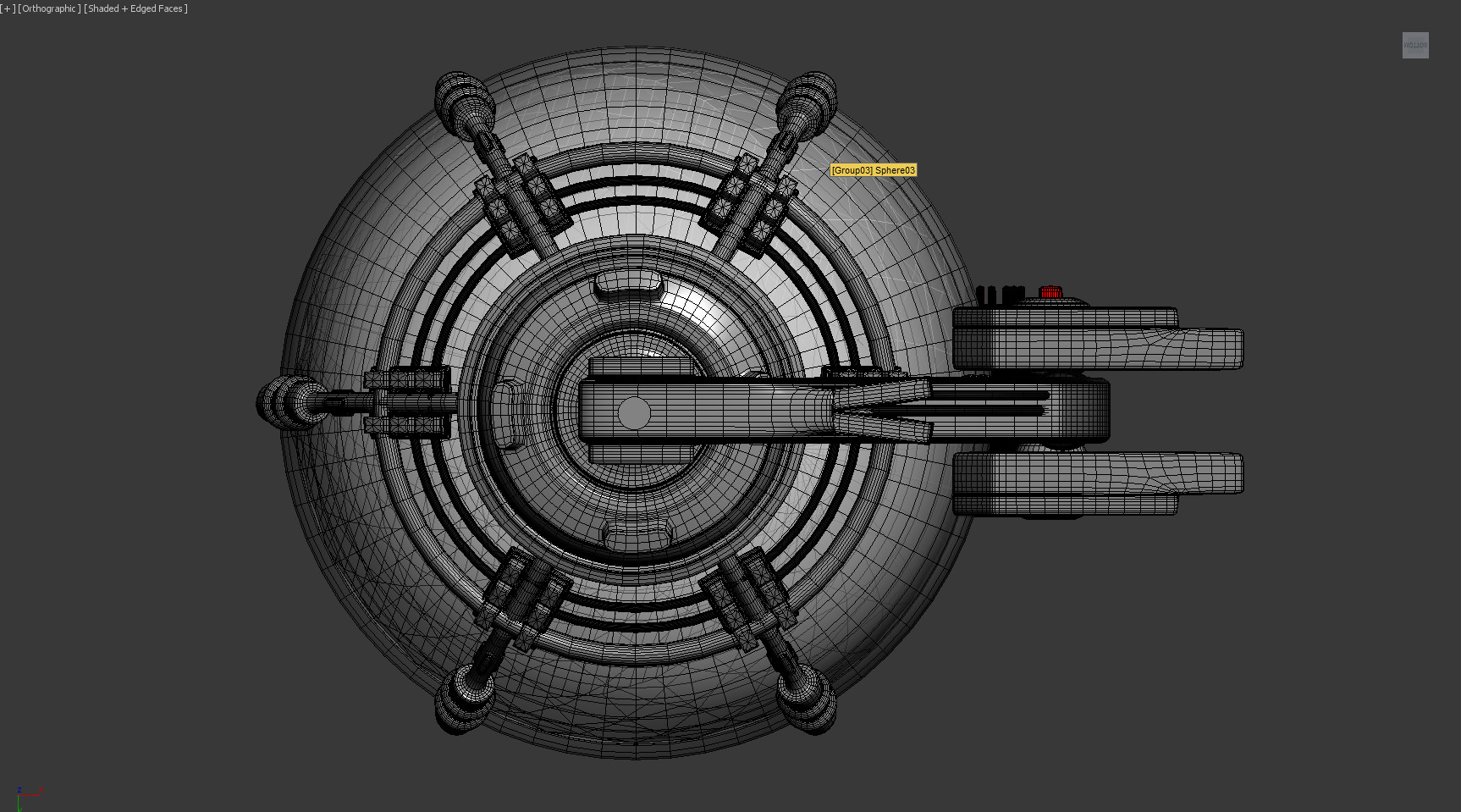 Spherical Capsule 3D model_5