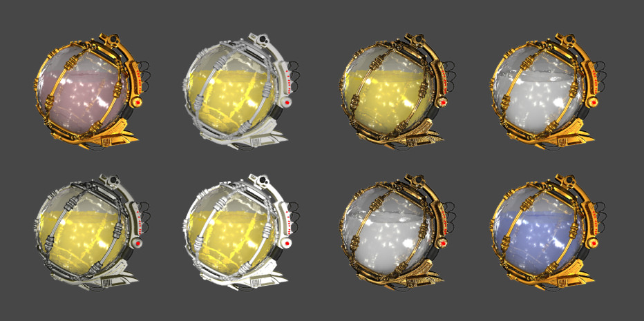 Spherical Capsule 3D model_4