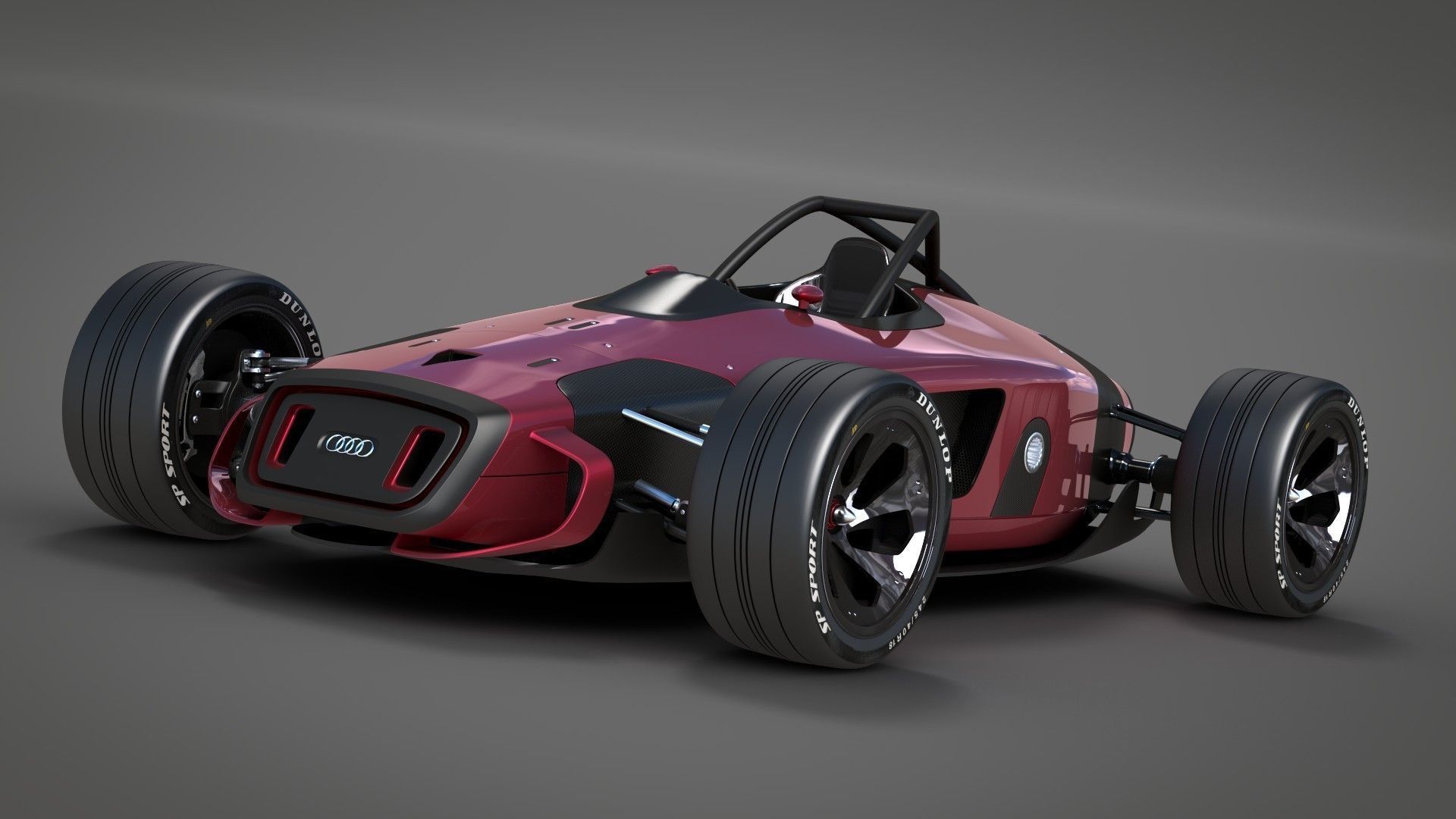 Audi Concept Racecar - Auto Union 3D model_4