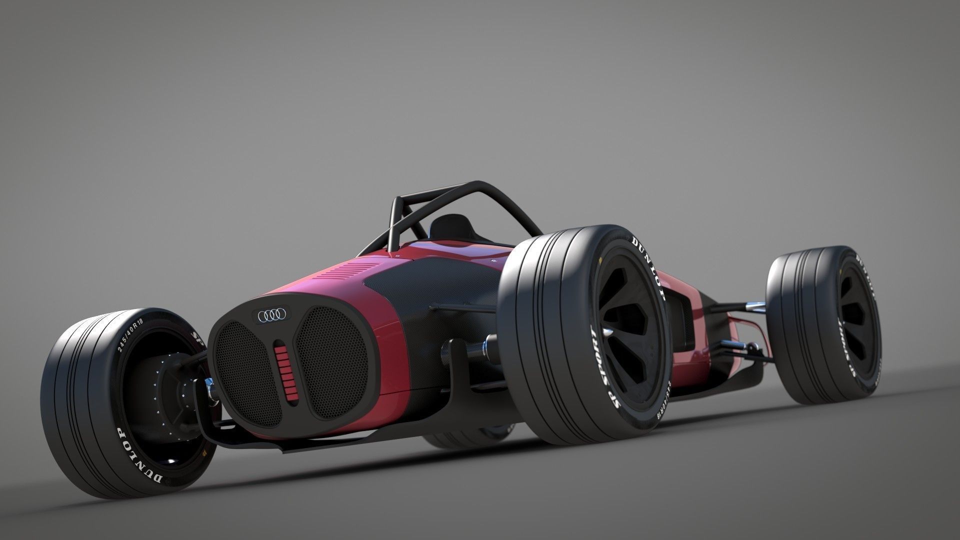 Audi Concept Racecar - Auto Union 3D model_3