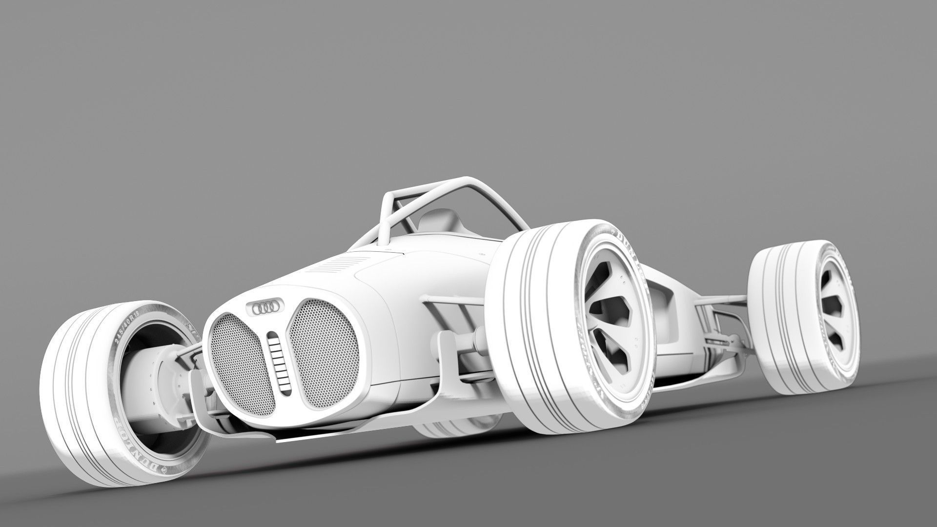 Audi Concept Racecar - Auto Union 3D model_10