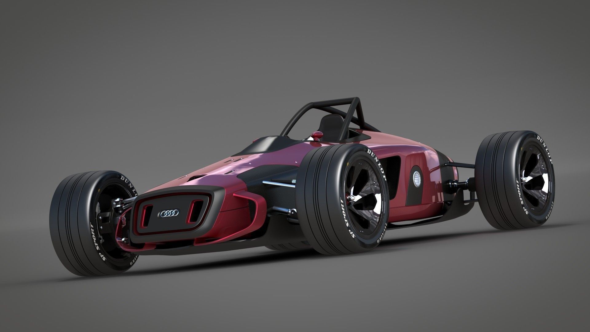 Audi Concept Racecar - Auto Union 3D model_2