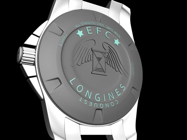 Watch Longines Conquest chronograph 3D model_9