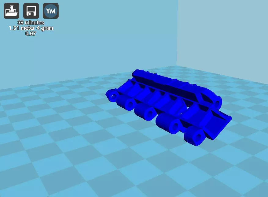 track tank panther scale 1 10 Free 3D print model