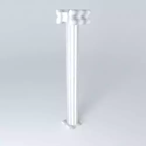 White column Low KB Free 3D model
