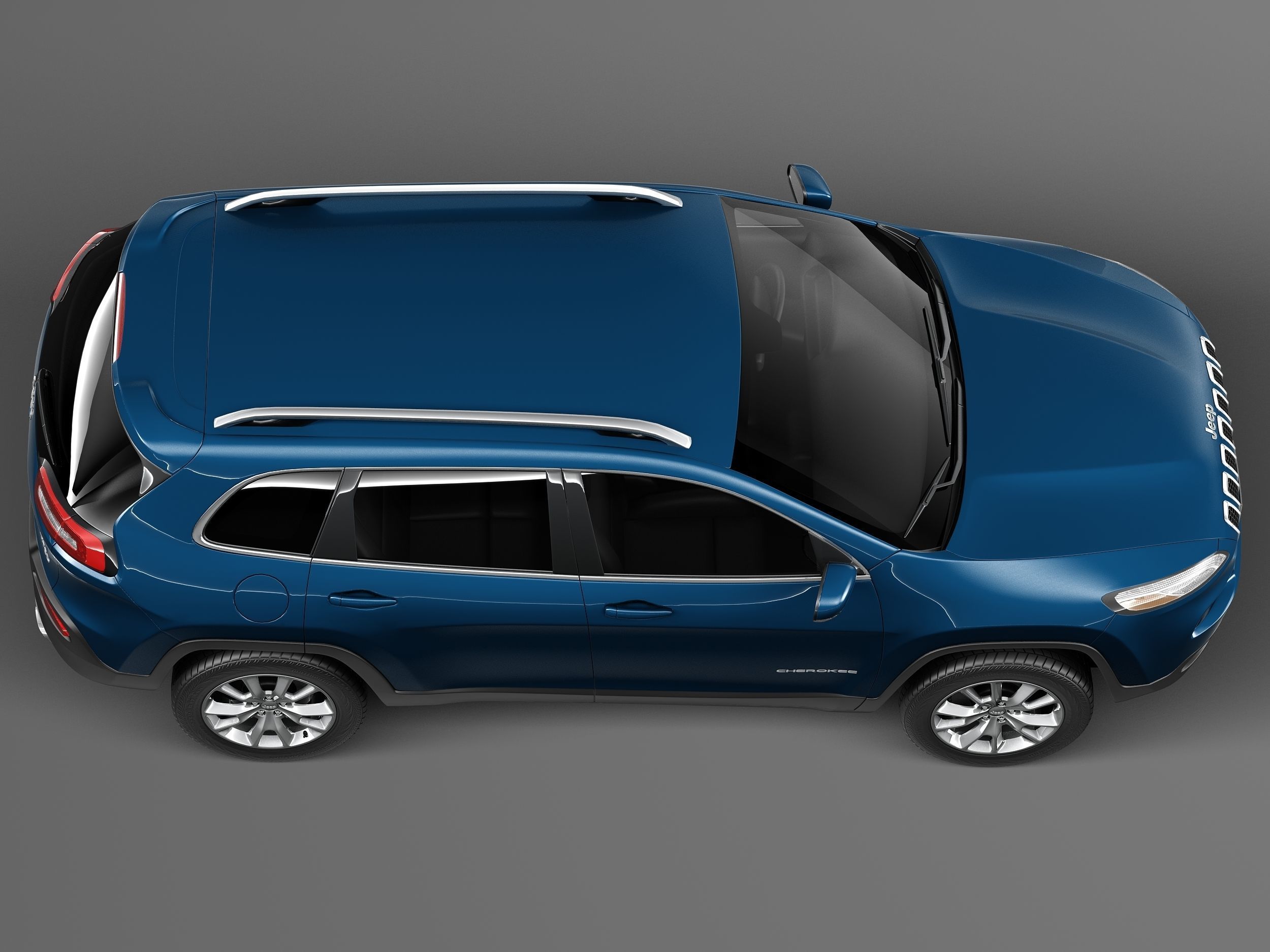 Jeep Cherokee Limited 2014 3D model_7